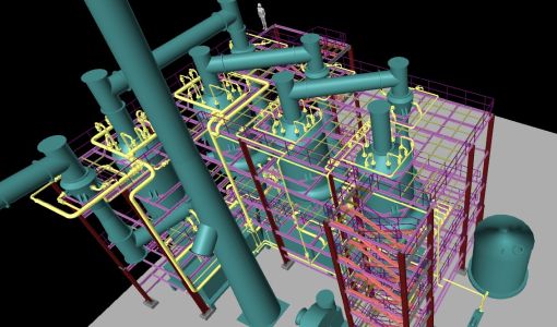 3D model of the site