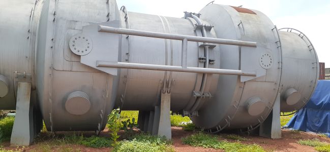 Image of equipment before erection at site